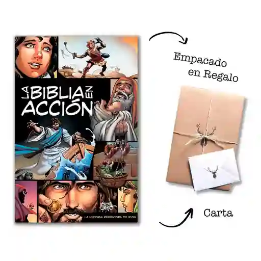 La Biblia En Accion Comics Niños Gráficos Tapa Dura