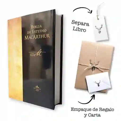 Biblia De Estudio Macarthur Reina Valera 1960 Tapa Dura