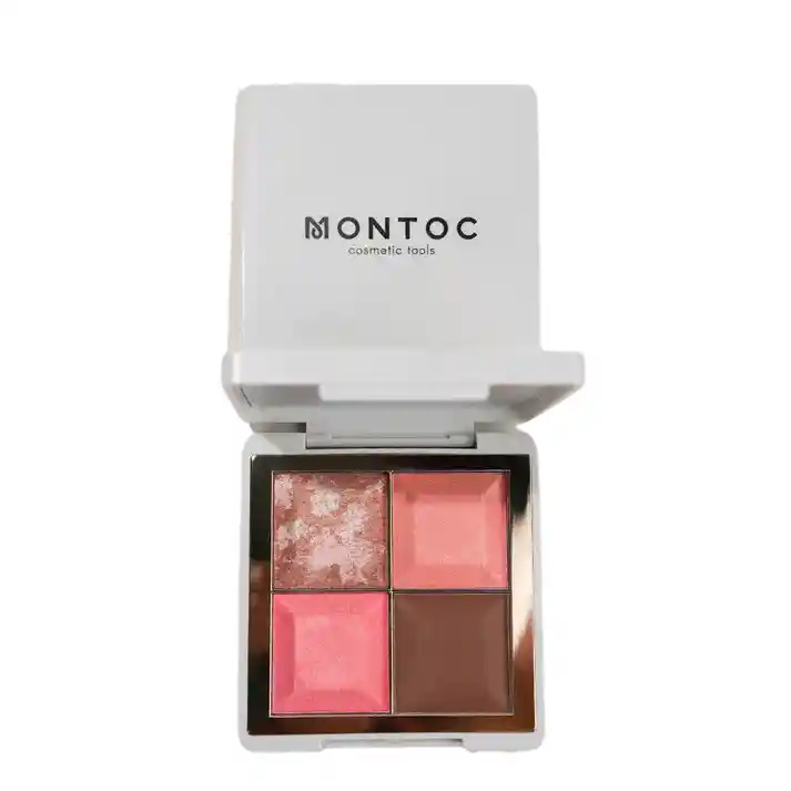 Paleta De Rubor, Contorno E Iluminador Montoc Light Set - Tono Carlota