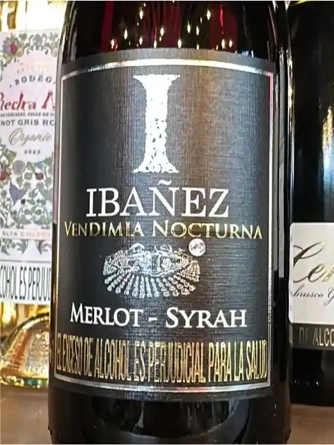 Vino Ibañez Vendimia Nocturna Merlot Syrah 750ml