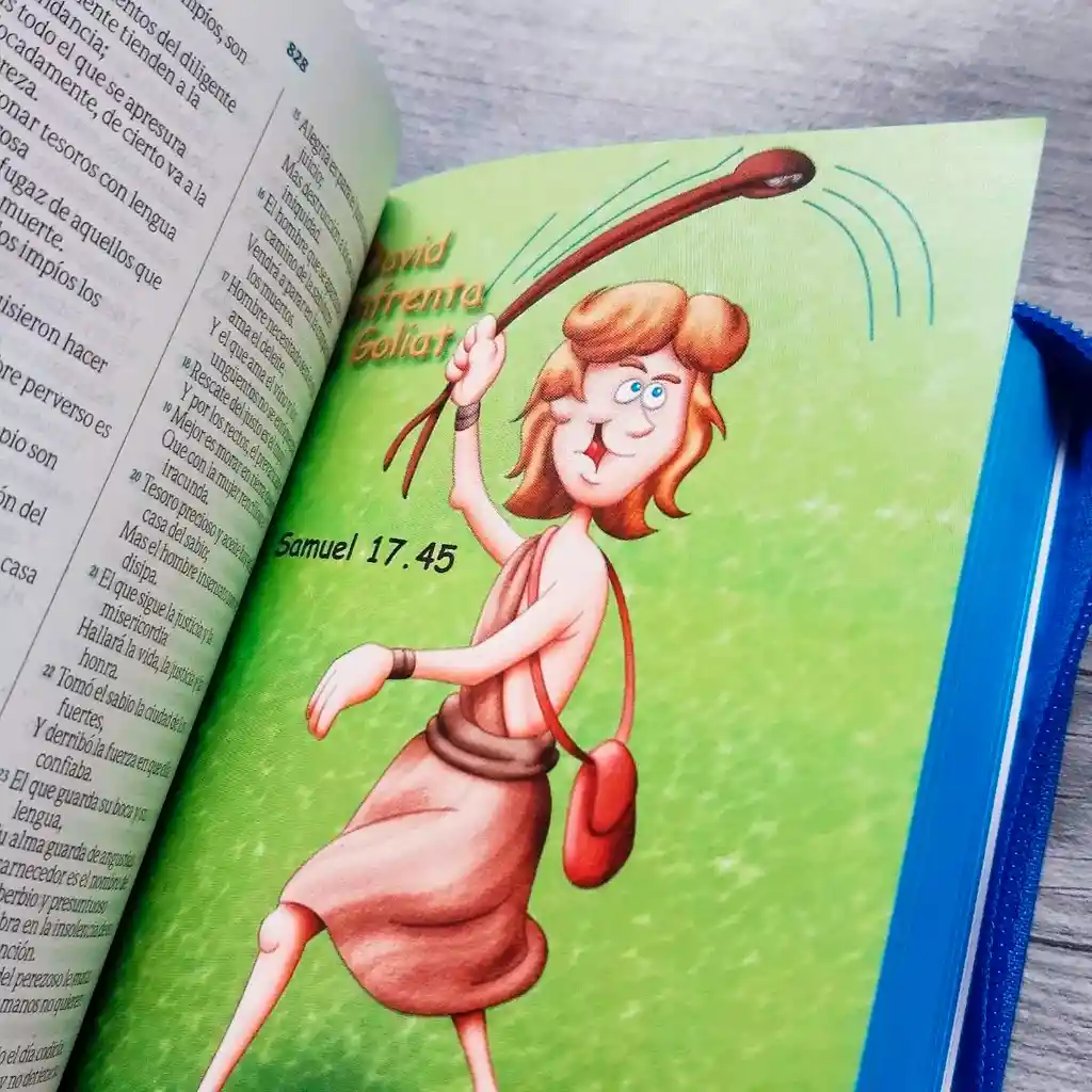 Biblia Amigos Por Siempre Cremallera Azul Rvr 1960 -niños