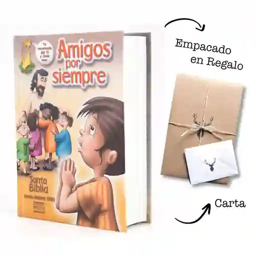 Biblia Reina Valera 1960 Amigos Por Siempre Pequeña -tapa Dura