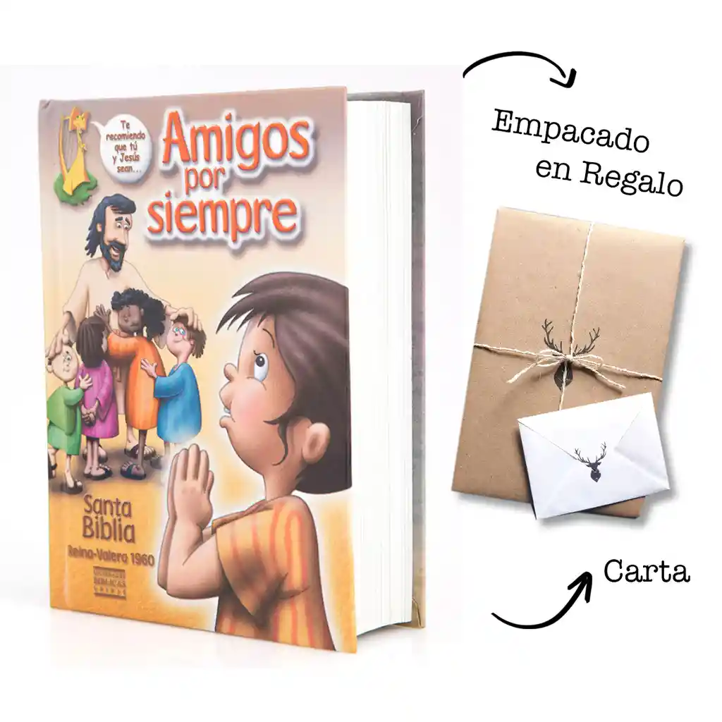 Biblia Reina Valera 1960 Amigos Por Siempre Pequeña -tapa Dura