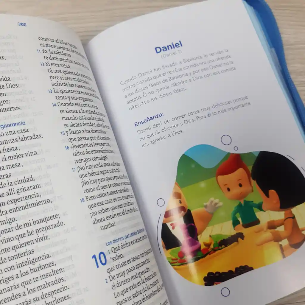 Biblia Sé Un Héroe Niño Azul Tla Cierre Letra Grande