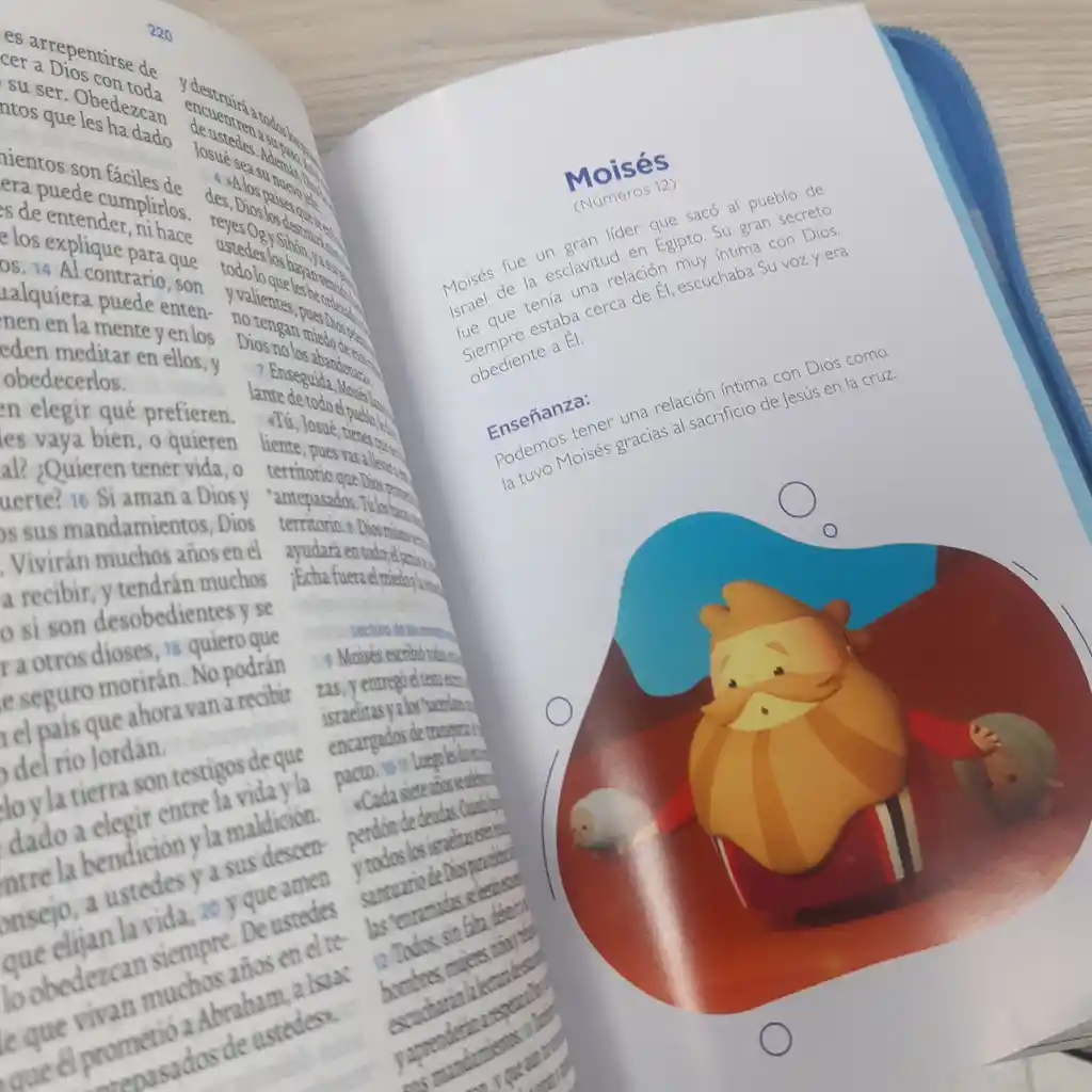 Biblia Sé Un Héroe Niño Azul Tla Cierre Letra Grande