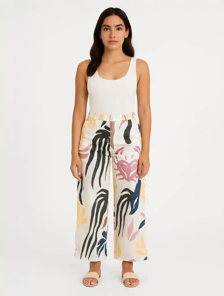 Pantalón Para Mujer - The Willow Rosa S