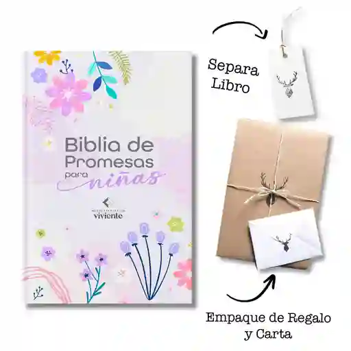 Biblia De Promesas Ntv Para Niñas Tapa Dura