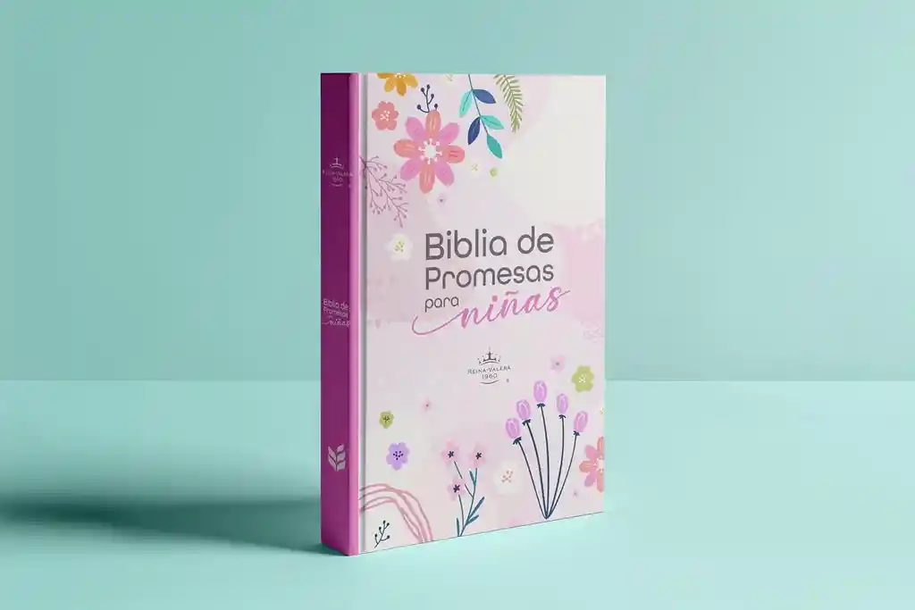 Biblia De Promesas Rvr60 Letra Grande 12pts Para Niñas Tapa Dura
