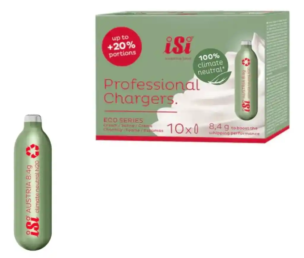 Capsulas Para Dispensador Crema Chantilly X 10capsulas Balas Isi