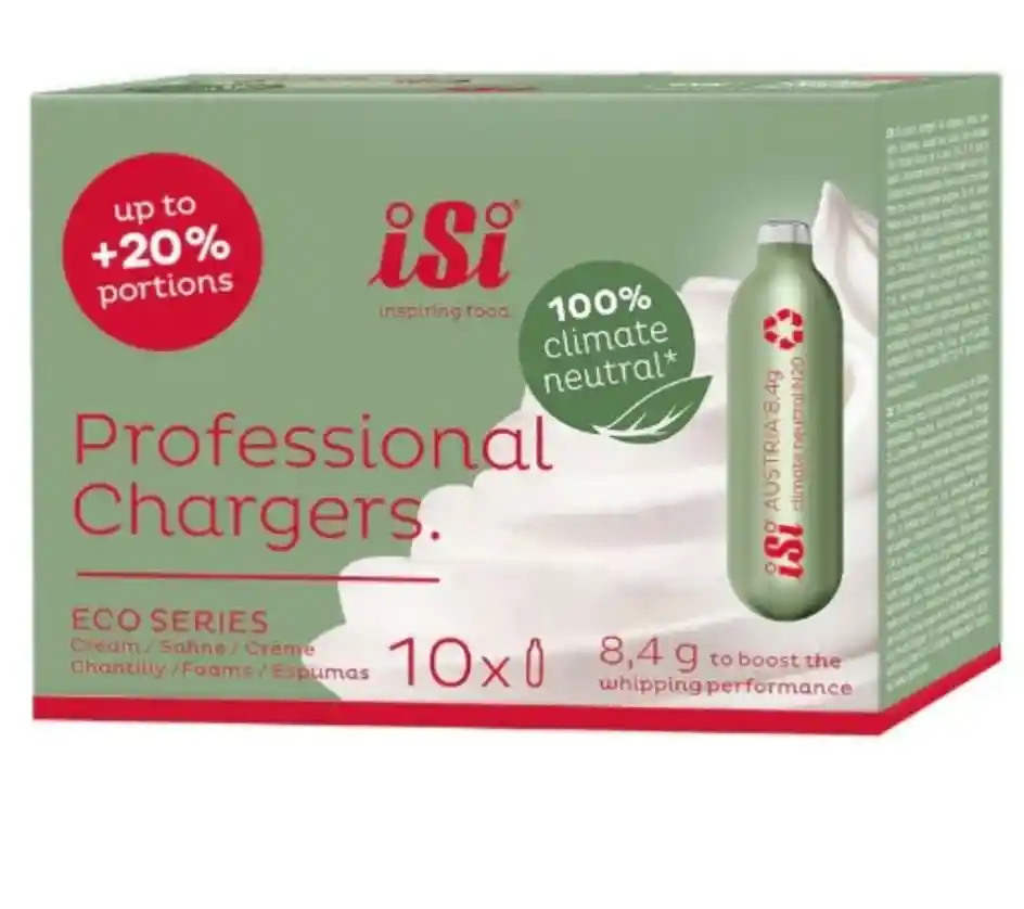 Capsulas Para Dispensador Crema Chantilly X 10capsulas Balas Isi