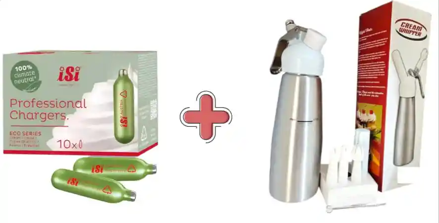 Chantillera De 500 Ml Y Caja De Valvulas Isi X10