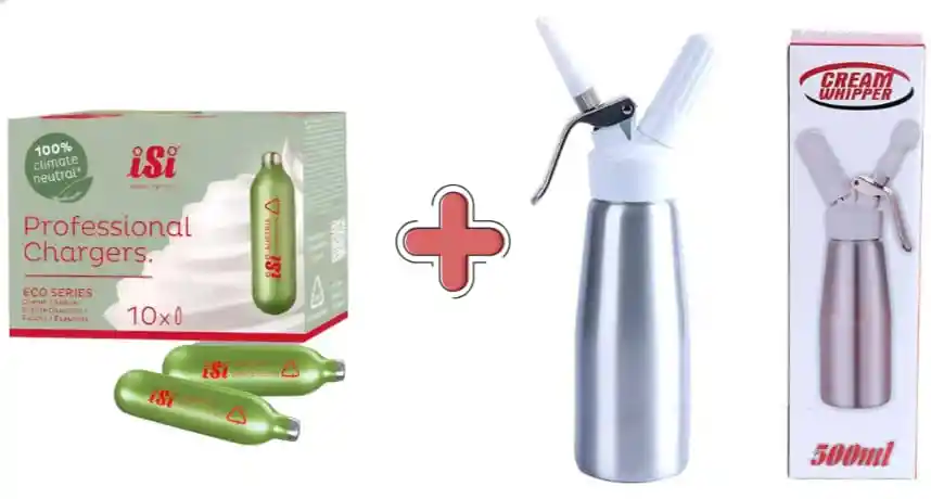 Chantillera De 500 Ml Y Caja De Valvulas Isi X10