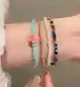 Set De Pulseras Cielo Rosas