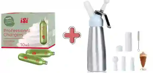 Chantillera De 1 Litro Y Caja De Balas X10 Isi