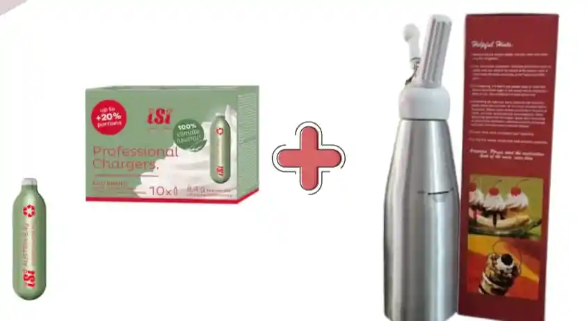 Chantillera De 1 Litro Y Caja De Balas X10 Isi