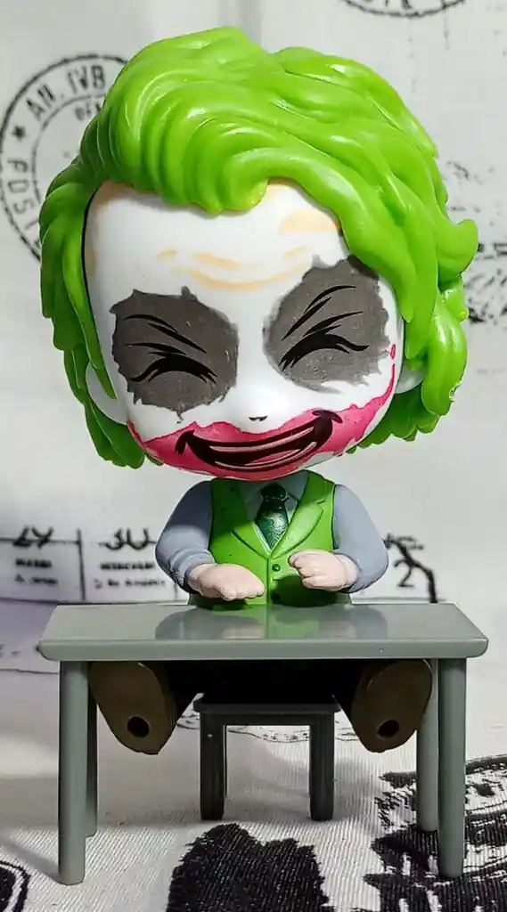 Figura Comic Joker Heath Ledger Pvc 9 Cms
