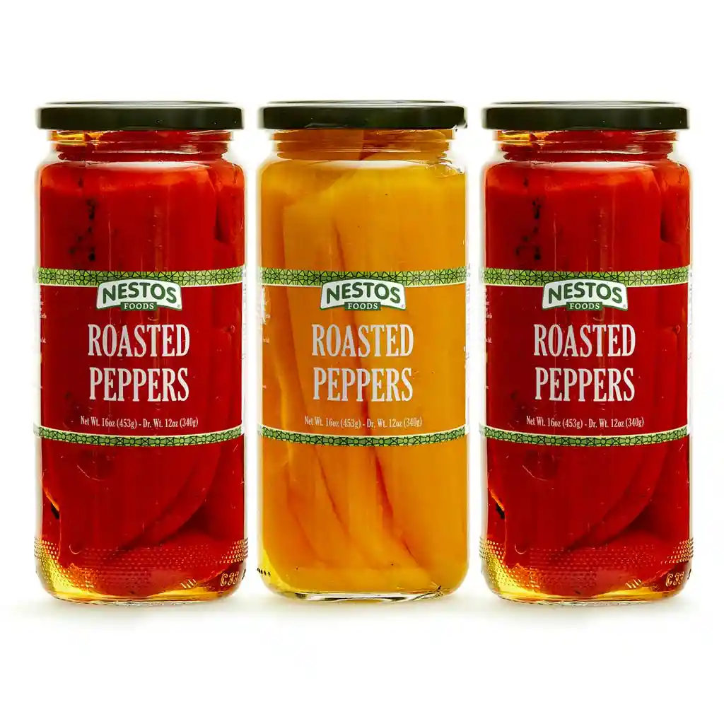 Nestos Pimentones Asados 3 Unidades / 340 G