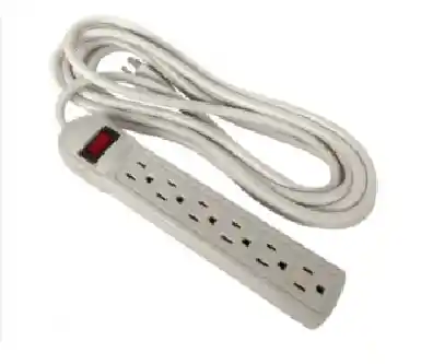 Multitoma De 6 Salidas Y Cable De 5 Metros