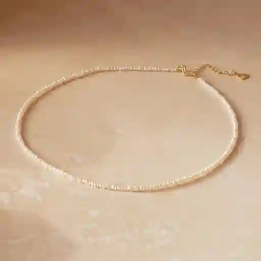 Gargantilla Olas De Perlas