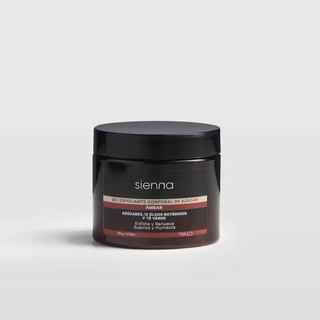 Gel Exfoliante Corporal De Azúcar Ámbar Sienna 300g