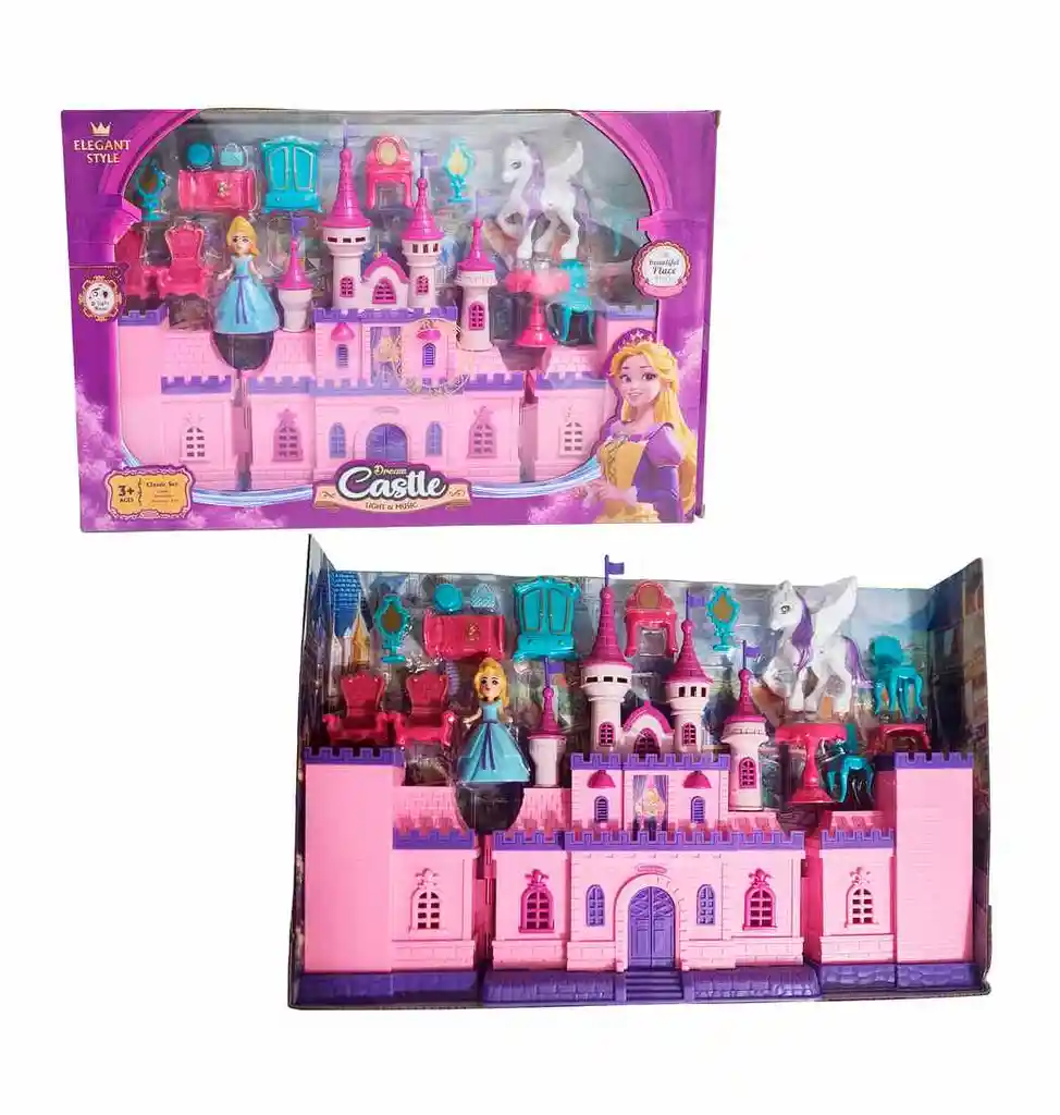 Castillo Reina Unicornio Accesorios Muebles Juguete Niñas