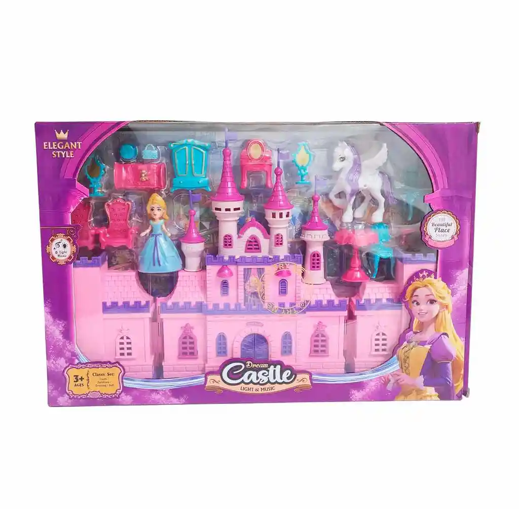 Castillo Reina Unicornio Accesorios Muebles Juguete Niñas
