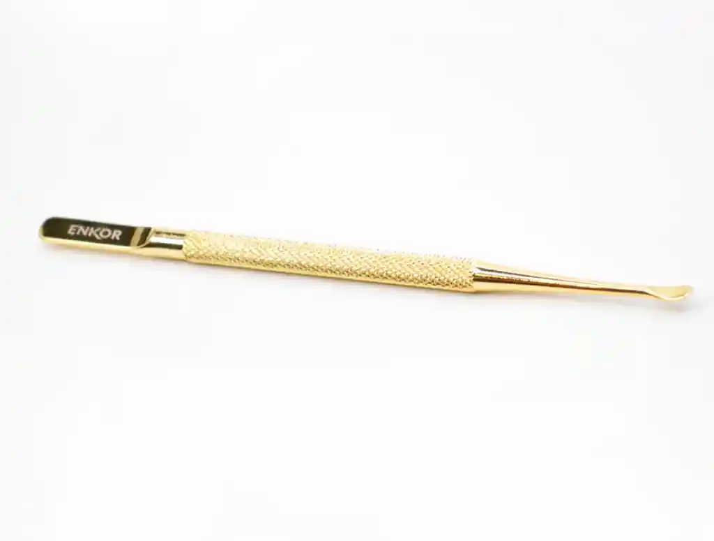 Repujador De Cutícula Metálico Dorado Enkor