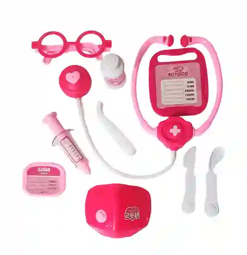 Set Kit Doctora Estetoscopio Juguete Niñas Interactivo