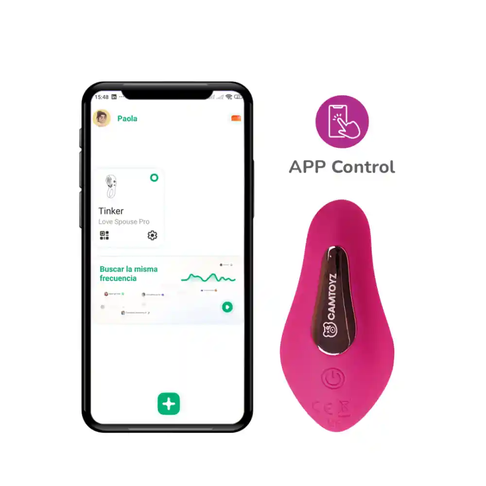 Vibrador Tinker Con App Camtoyz