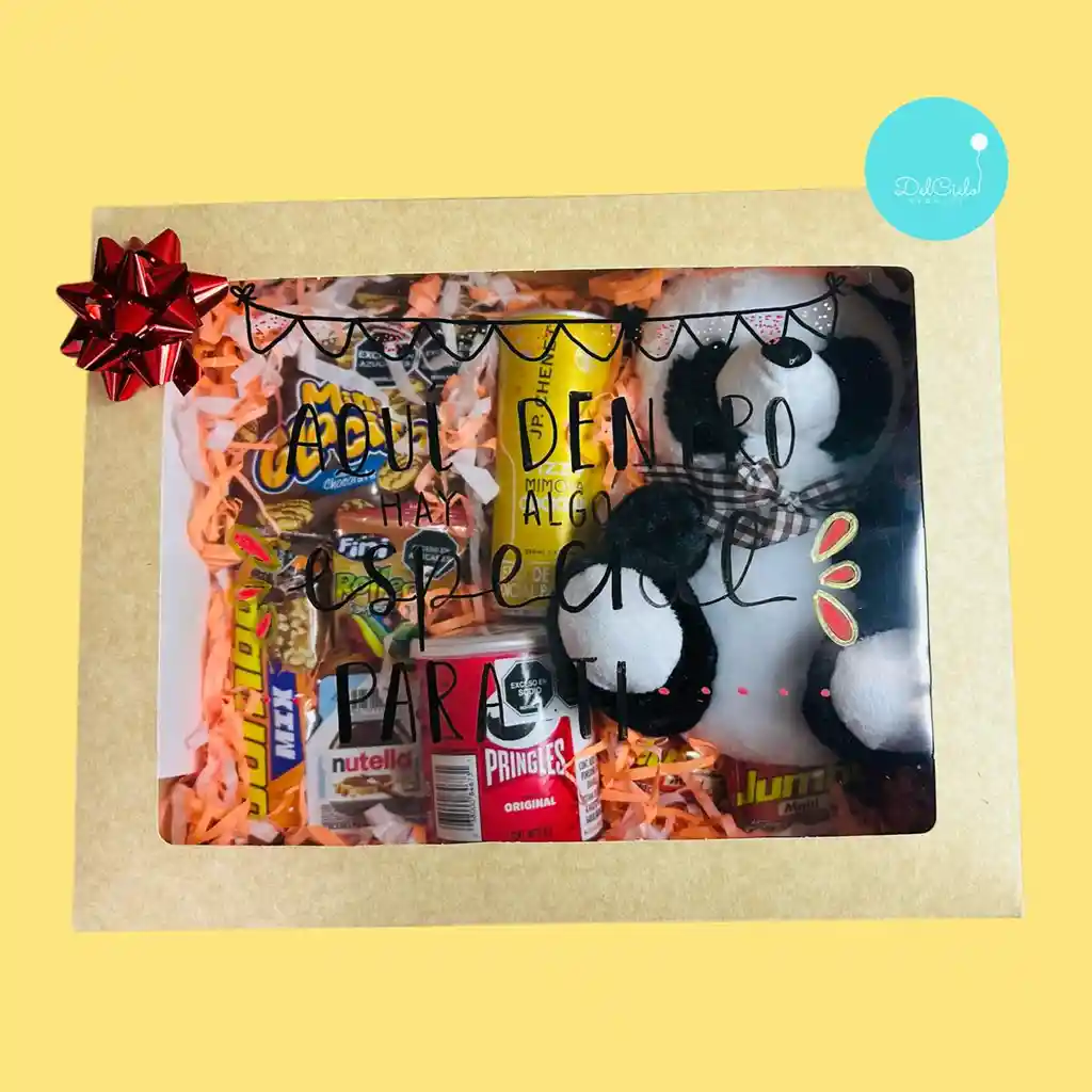 Regalo Detalle Sorpresa De Aqui Hay Algo Especial Para Ti Con Panda