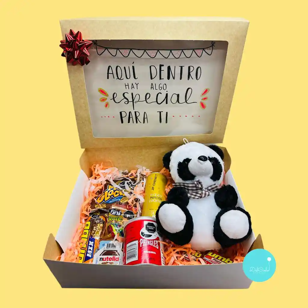 Regalo Detalle Sorpresa De Aqui Hay Algo Especial Para Ti Con Panda