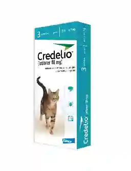 Credelio Gatos 48mg X 3 Tabl (2.0 Kls - 8 Kls- Celeste)