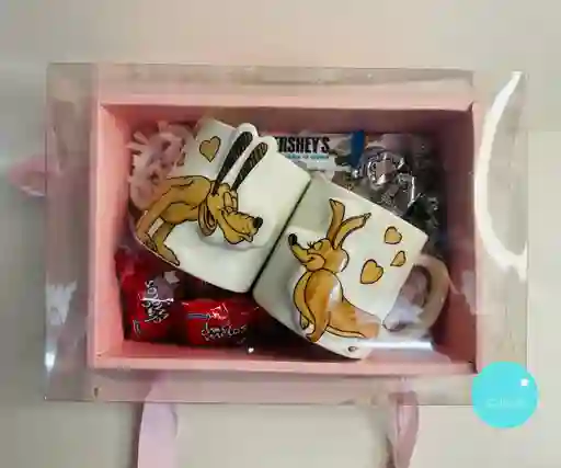 Regalo Detalle Sorpresa De Mug Pareja Perritos