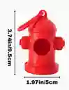 Portabolsas / Dispensador De Bolsas Hidrante Rojo