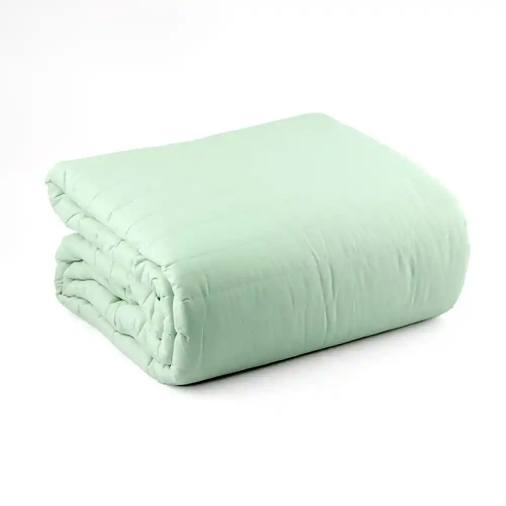 Cubrecama Expressions Montana 90gr Sencillo Verde 100% Microfibra