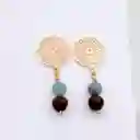 Aretes Mandala Con Piedras