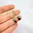 Aretes Mandala Con Piedras