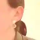 Aretes Dorados Con Cerámica