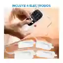 Gimnasia Pasiva Portátil Con Estimulador Muscular Y Electrodos