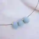 Collar Gotas De Amazonita