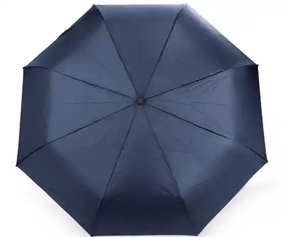 Sombrilla Azul Personal Manual Con Estuche De Tela