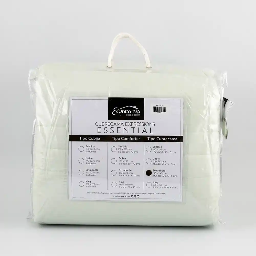Cubrecama Expressions Montana 90gr Queen Verde 100% Microfibra