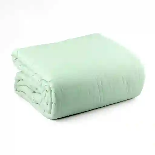 Cubrecama Expressions Montana 90gr Queen Verde 100% Microfibra