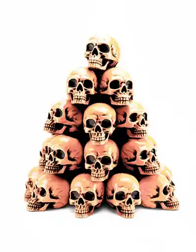 Hallo Calavera Pqñ 7cm A188