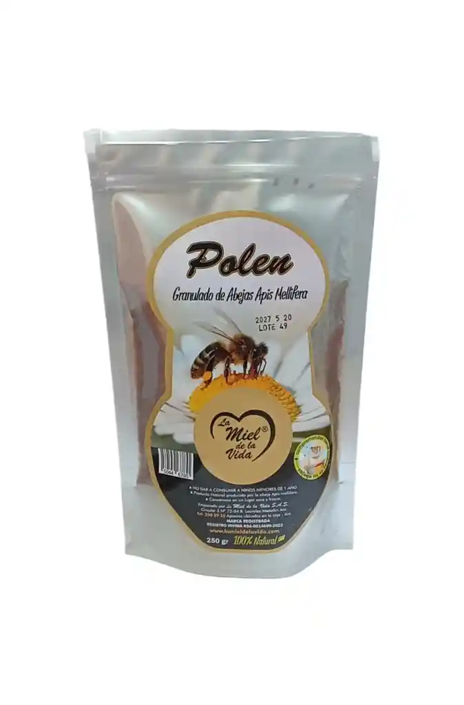 Polen X250g Miel De La Vida