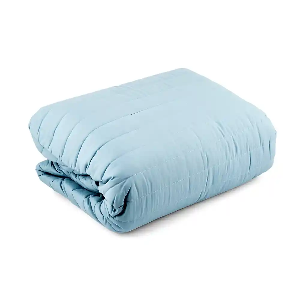 Cubrecama Expressions Montana 90gr Doble Azul 100% Microfibra