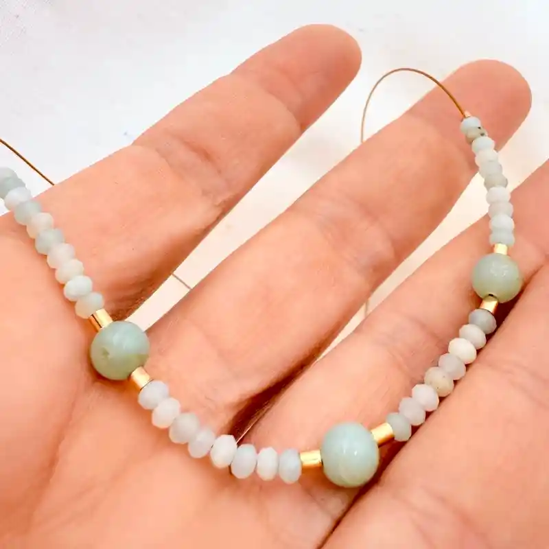 Collar Piedras Amazonita