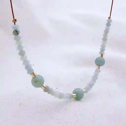 Collar Piedras Amazonita