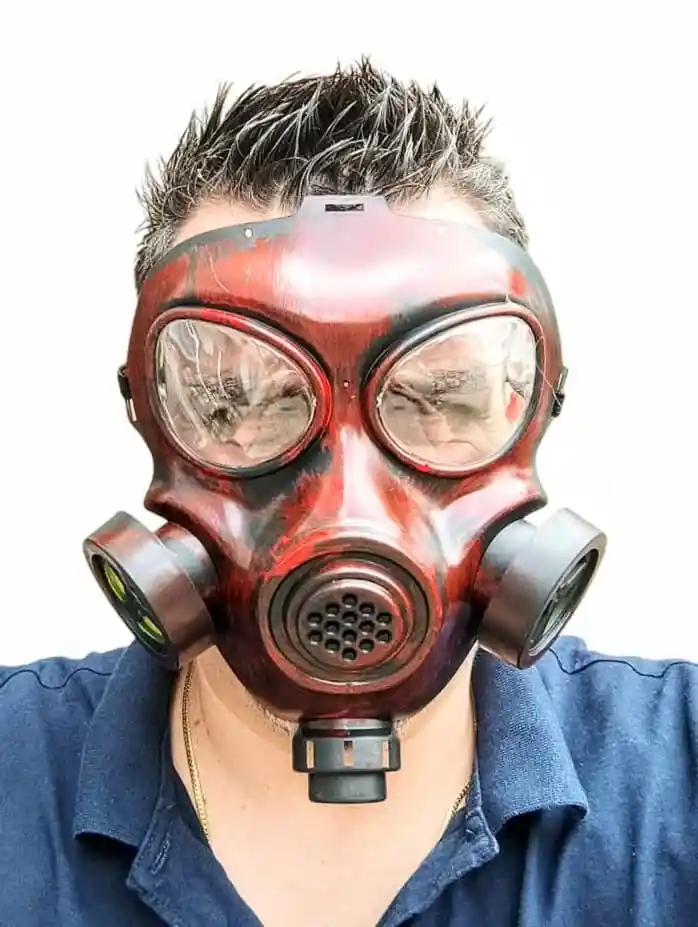 Mascara Gas Purga Milicia Steampunk Halloween