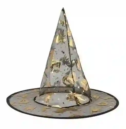 Gorro Sombrero Bruja Mago Halloween Disfraz
